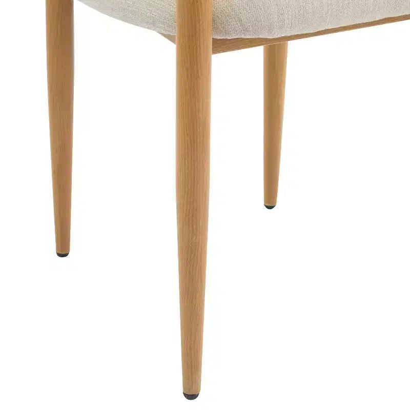 Christopher Knight Home Jaromir, sedie da pranzo moderne in ferro imbottito con schienale curvo aperto (set da 2)