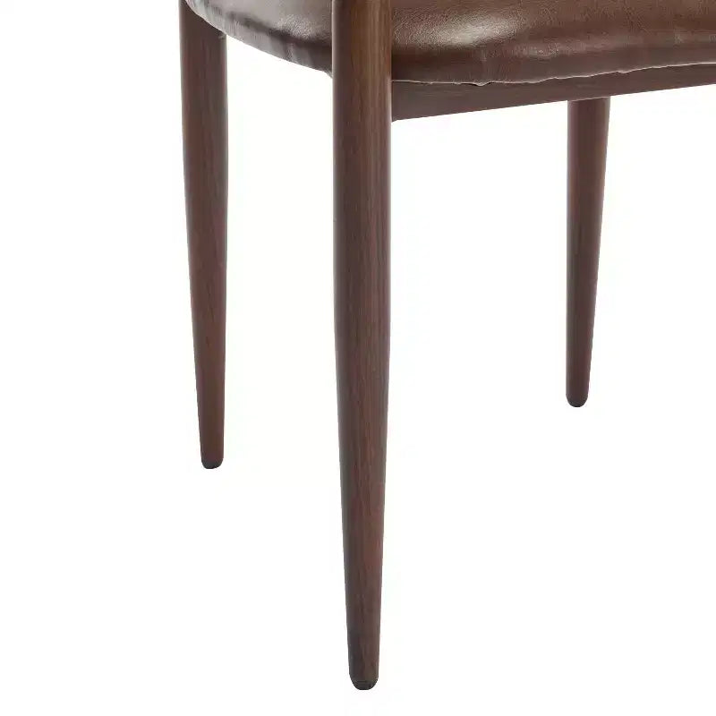 Christopher Knight Home Jaromir, sedie da pranzo moderne in ferro imbottito con schienale curvo aperto (set da 2)