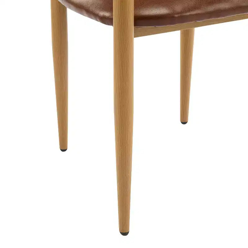 Christopher Knight Home Jaromir, sedie da pranzo moderne in ferro imbottito con schienale curvo aperto (set da 2)
