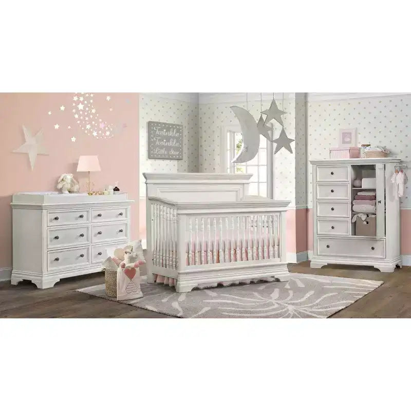 Westwood Baby | Lettino convertibile Olivia Flat Top - Bianco spazzolato