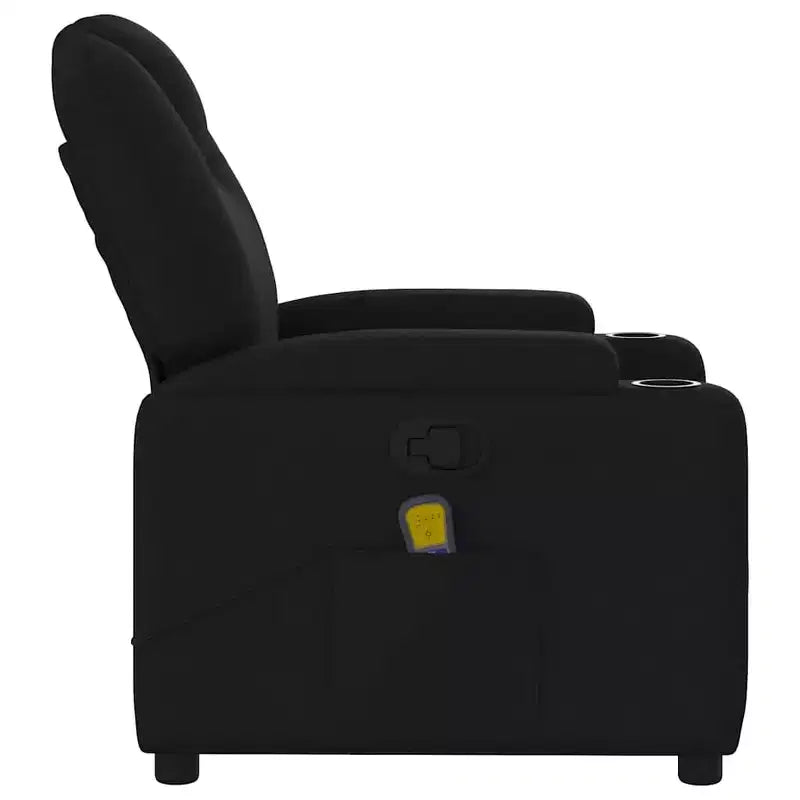 vidaXL Poltrona reclinabile 100% poliestere, metallo, compensato Singola